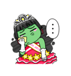 Miss Green (Thai)（個別スタンプ：20）