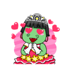 Miss Green (Thai)（個別スタンプ：26）