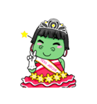 Miss Green (Thai)（個別スタンプ：34）