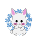 とある白うさぎの日々（個別スタンプ：5）