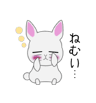 とある白うさぎの日々（個別スタンプ：10）
