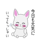 とある白うさぎの日々（個別スタンプ：13）