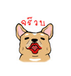 Somboon Happy French Bulldog（個別スタンプ：40）