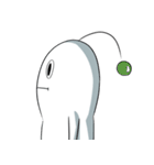 白色のナニカ（個別スタンプ：6）