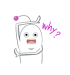 白色のナニカ（個別スタンプ：12）