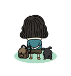 Mali with Little Mocha（個別スタンプ：14）