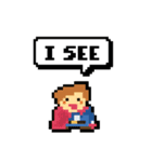 Pixel Me (English)（個別スタンプ：7）