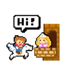 Pixel Me (English)（個別スタンプ：34）