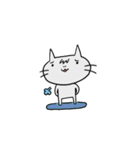 Surprise！！ Stupid cat coming！！ NO.2！！（個別スタンプ：12）