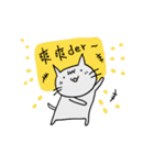 Surprise！！ Stupid cat coming！！ NO.2！！（個別スタンプ：40）