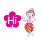 7 days say Hi (English version)（個別スタンプ：3）