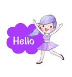 7 days say Hi (English version)（個別スタンプ：7）