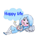 7 days say Hi (English version)（個別スタンプ：8）