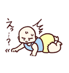 おとうしゃんの帰りを待つあかちゃん（個別スタンプ：9）