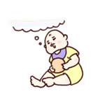 おとうしゃんの帰りを待つあかちゃん（個別スタンプ：35）
