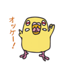 となりのインコさん（ルチノー）（個別スタンプ：6）