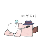 おしゃれおばけくん（個別スタンプ：2）
