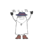 おしゃれおばけくん（個別スタンプ：6）