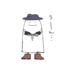 おしゃれおばけくん（個別スタンプ：38）