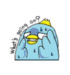 そこそこしあわせな青い鳥（個別スタンプ：12）