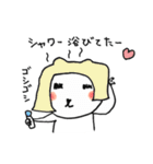 大人びた子グマ君（個別スタンプ：8）