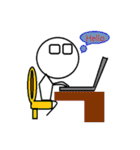Mr. Four Eyes（個別スタンプ：40）