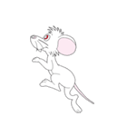 ハッスル マウス（個別スタンプ：4）