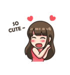 Mimi Cute (English)（個別スタンプ：11）