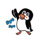 Playing together with the fat Penguin ！（個別スタンプ：4）