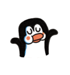 Playing together with the fat Penguin ！（個別スタンプ：18）