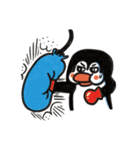 Playing together with the fat Penguin ！（個別スタンプ：38）