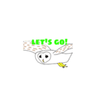 Dance with owl（個別スタンプ：23）