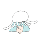 くらげちゃんの日常（個別スタンプ：1）