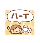 ていねい敬語・女子スタンプ（個別スタンプ：19）