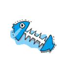はらぺこネコと食べられた魚（個別スタンプ：17）