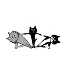 Three Crazy Cats（個別スタンプ：38）