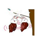 感情表現豊かなうさぎ1（個別スタンプ：6）