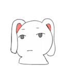 感情表現豊かなうさぎ1（個別スタンプ：11）