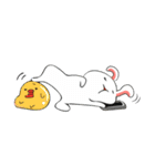 感情表現豊かなうさぎ1（個別スタンプ：13）
