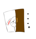 感情表現豊かなうさぎ1（個別スタンプ：14）