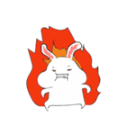 感情表現豊かなうさぎ1（個別スタンプ：35）