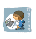 恋するこけしちゃん（個別スタンプ：14）