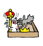 Cat in a box. Cat in a Fort. I（個別スタンプ：3）