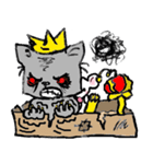 Cat in a box. Cat in a Fort. I（個別スタンプ：20）