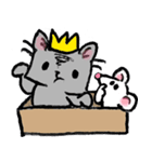 Cat in a box. Cat in a Fort. I（個別スタンプ：25）