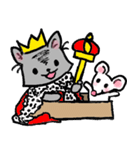 Cat in a box. Cat in a Fort. I（個別スタンプ：30）