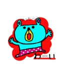そらいろのくま（個別スタンプ：4）