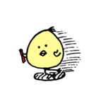 部活を応援するひよこ（個別スタンプ：25）