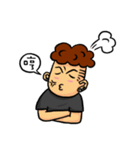 Curly Hair Style（個別スタンプ：20）