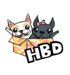 French Bulldogs, Lucky＆Lucy（個別スタンプ：40）